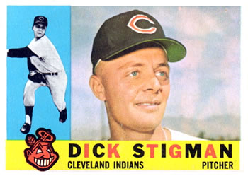 1960 Topps #507 Dick Stigman Front