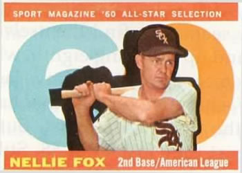1960 Topps #555 Nellie Fox Front