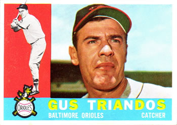 1960 Topps #60 Gus Triandos Front
