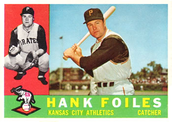 1960 Topps #77 Hank Foiles Front