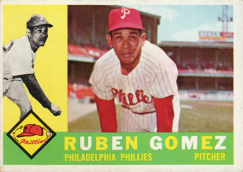 1960 Topps #82 Ruben Gomez Front