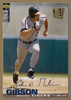 1995 Collector's Choice SE - Gold Signature #217 Kirk Gibson Front