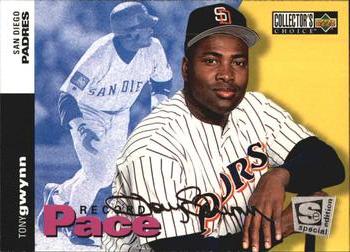 1995 Collector's Choice SE - Silver Signature #27 Tony Gwynn Front