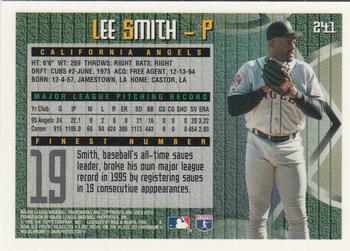 1995 Finest #241 Lee Smith Back