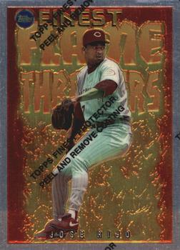 1995 Finest - Flame Throwers #FT7 Jose Rijo Front