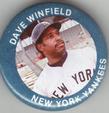 1984 Fun Foods Pins #1 Dave Winfield Front