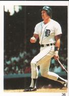 1987 Red Foley Stickers #36 Lance Parrish Front
