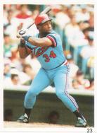 1987 Red Foley Stickers #23 Kirby Puckett Front