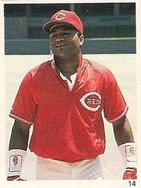 1988 Red Foley Stickers #14 Kal Daniels Front
