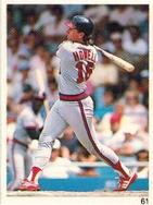 1989 Red Foley Stickers #61 Jack Howell Front