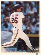 1989 Red Foley Stickers #65 Brook Jacoby Front