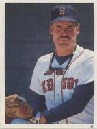1990 Red Foley Stickers #6 Wade Boggs Front
