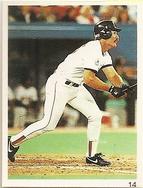 1992 Red Foley Stickers #14 Wade Boggs Front