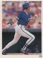 1993 Red Foley Stickers #48 Wally Joyner Front