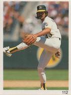 1993 Red Foley Stickers #112 Dennis Eckersley Front