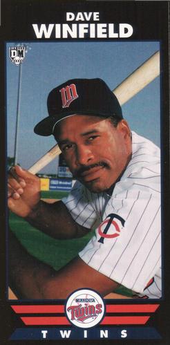 1993 Diamond Marks Bookmarkers #NNO Dave Winfield Front