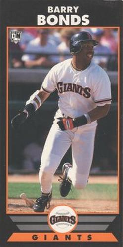 1993 Diamond Marks Bookmarkers #NNO Barry Bonds Front