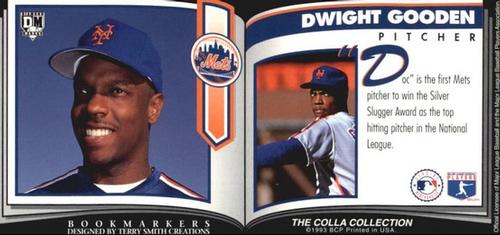 1993 Diamond Marks Bookmarkers #NNO Dwight Gooden Back