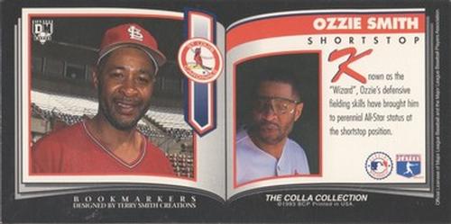 1993 Diamond Marks Bookmarkers #NNO Ozzie Smith Back