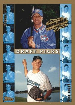1998 Topps - Inaugural Devil Rays #247 Vernon Wells / Aaron Akin Front