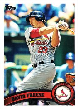 2011 Topps #452 David Freese Front