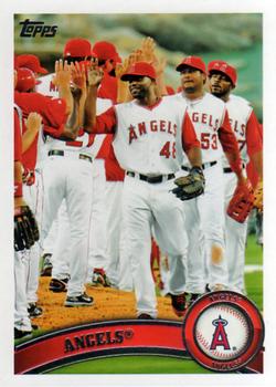 2011 Topps #49 Los Angeles Angels Front