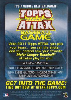 2011 Topps #NNO Topps Attax Ad Front