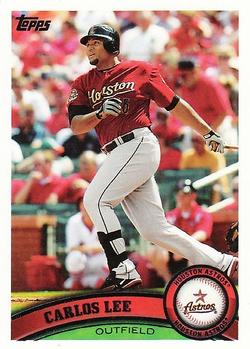 2011 Topps #586 Carlos Lee Front