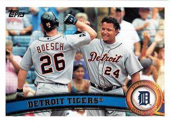 2011 Topps #612 Detroit Tigers Front