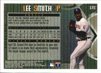 1995 Finest - Refractors #172 Lee Smith Back