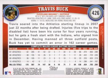 2011 Topps - Diamond Anniversary #426 Travis Buck Back