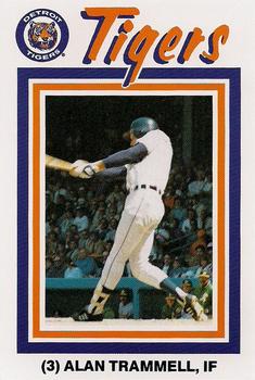 1988 Pepsi/Kroger Detroit Tigers #3 Alan Trammell Front