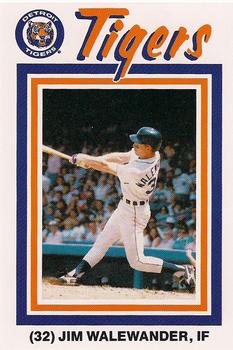 1988 Pepsi/Kroger Detroit Tigers #32 Jim Walewander Front