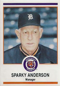 1989 Detroit Tigers Police #NNO Sparky Anderson Front