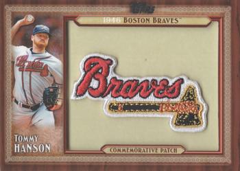 2011 Topps - Throwback Logo Manufactured Patch #TLMP-THA Tommy Hanson Front