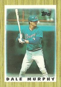 1987 Topps Major League Leaders Minis #2 Dale Murphy Front