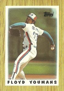 1987 Topps Major League Leaders Minis #19 Floyd Youmans Front