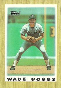 1987 Topps Major League Leaders Minis #41 Wade Boggs Front