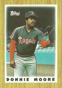 1987 Topps Major League Leaders Minis #46 Donnie Moore Front