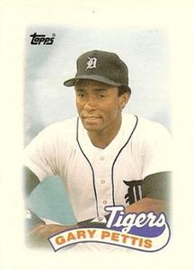 1989 Topps Major League Leaders Minis #53 Gary Pettis Front
