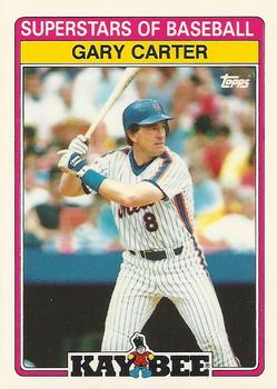 1989 Topps Kay-Bee Superstars of Baseball #4 Gary Carter Front