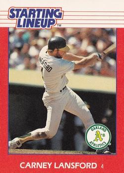 1988 Kenner Starting Lineup Cards #3397100110 Carney Lansford Front