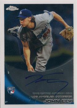 2010 Topps Chrome - Rookie Autographs #179 John Ely Front
