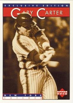 1995 Upper Deck Sonic Heroes of Baseball #8 Gary Carter Front