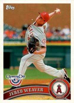 2011 Topps Opening Day #43 Jered Weaver Front