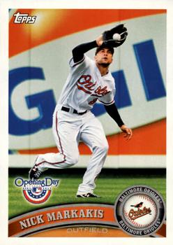 2011 Topps Opening Day #92 Nick Markakis Front