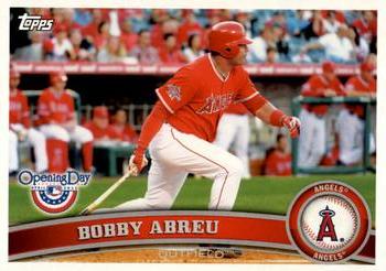 2011 Topps Opening Day #214 Bobby Abreu Front