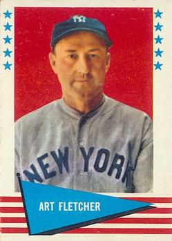 1961 Fleer Baseball Greats (F418-3) #106 Art Fletcher Front