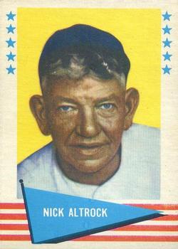 1961 Fleer Baseball Greats (F418-3) #3 Nick Altrock Front