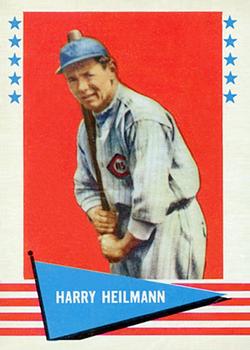 1961 Fleer Baseball Greats (F418-3) #42 Harry Heilmann Front